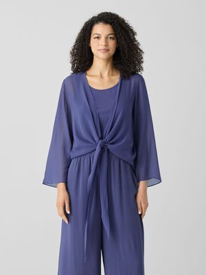 Eileen Fisher Chiffon Wrap