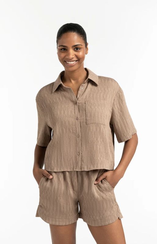 YaYa Textured Blouse
