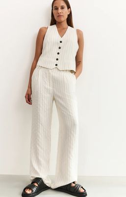 YaYa Linen Pinstripe Pant