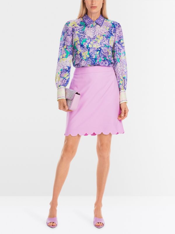 Marc Cain Lilac Floral Blouse