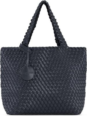 Ilse Jacobsen Reversible Tote - Navy/Metallic Blue