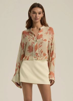 Favorite Daughter Chiffon Top Floral