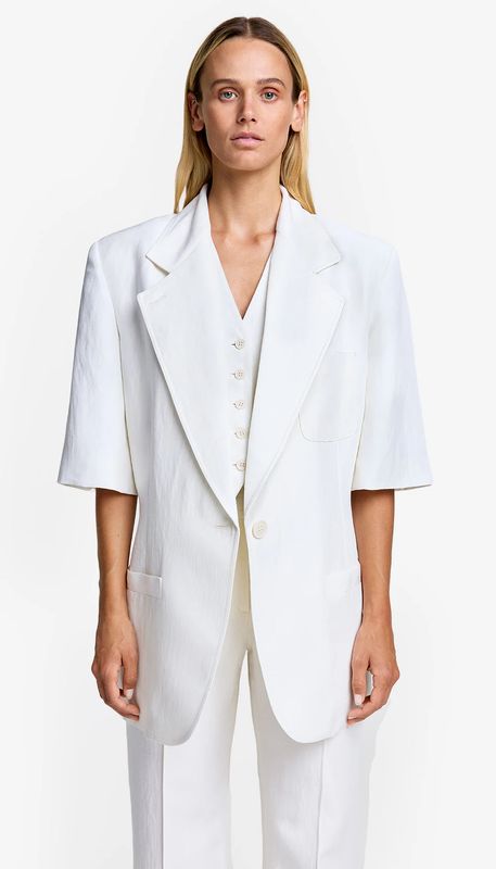 Smythe Short Sleeve Blazer