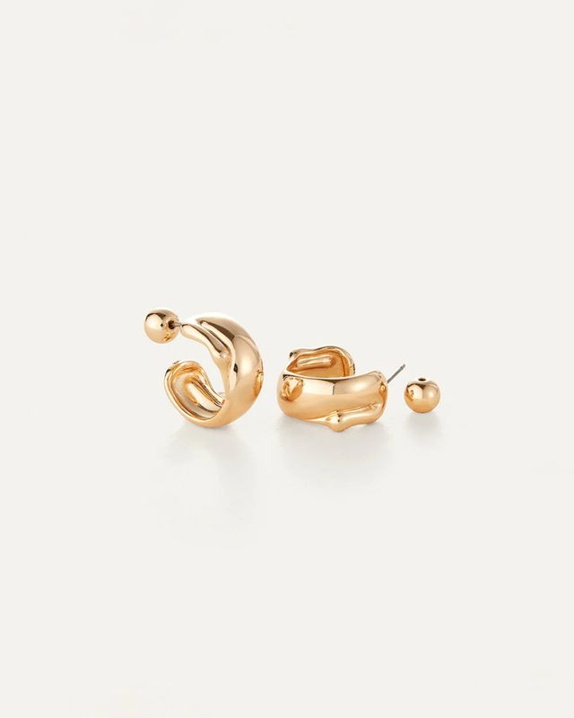 Jenny Bird Sees Hoops - Gold &amp; Silver