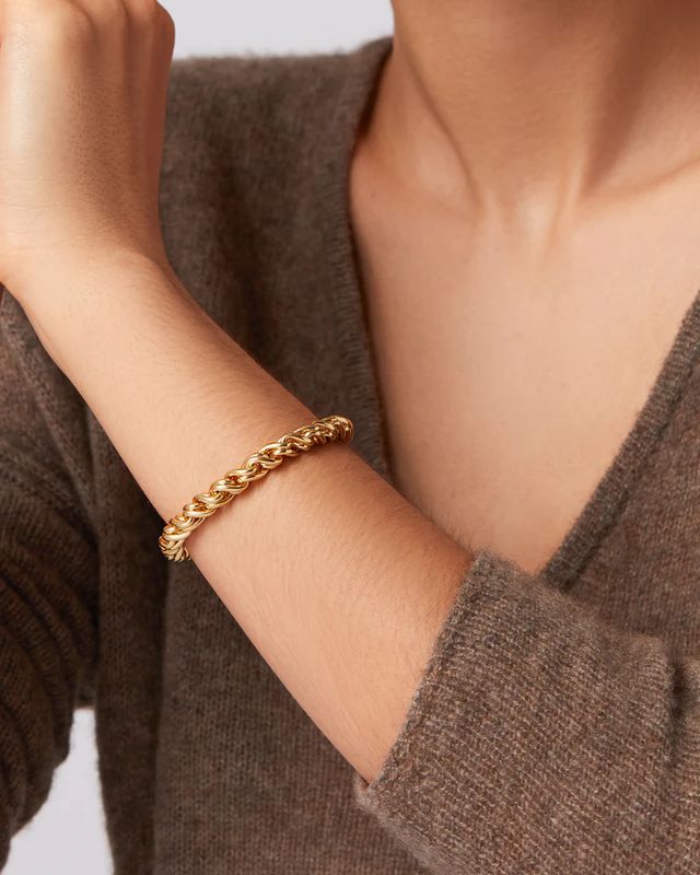 Jenny Bird Rizzo Twist Bracelet - Gold