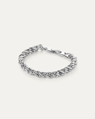 Jenny Bird Rizzo Twist Bracelet - Silver