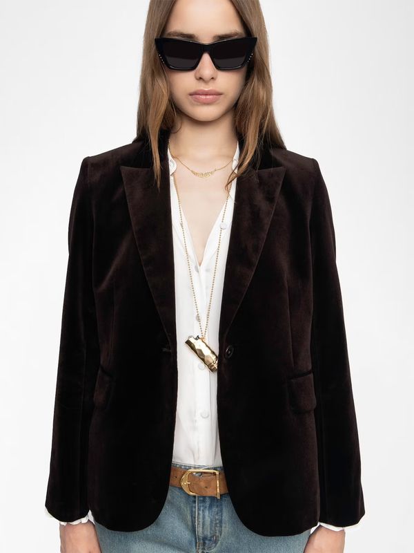 Zadig Voltaire Vavy Velvet Blazer