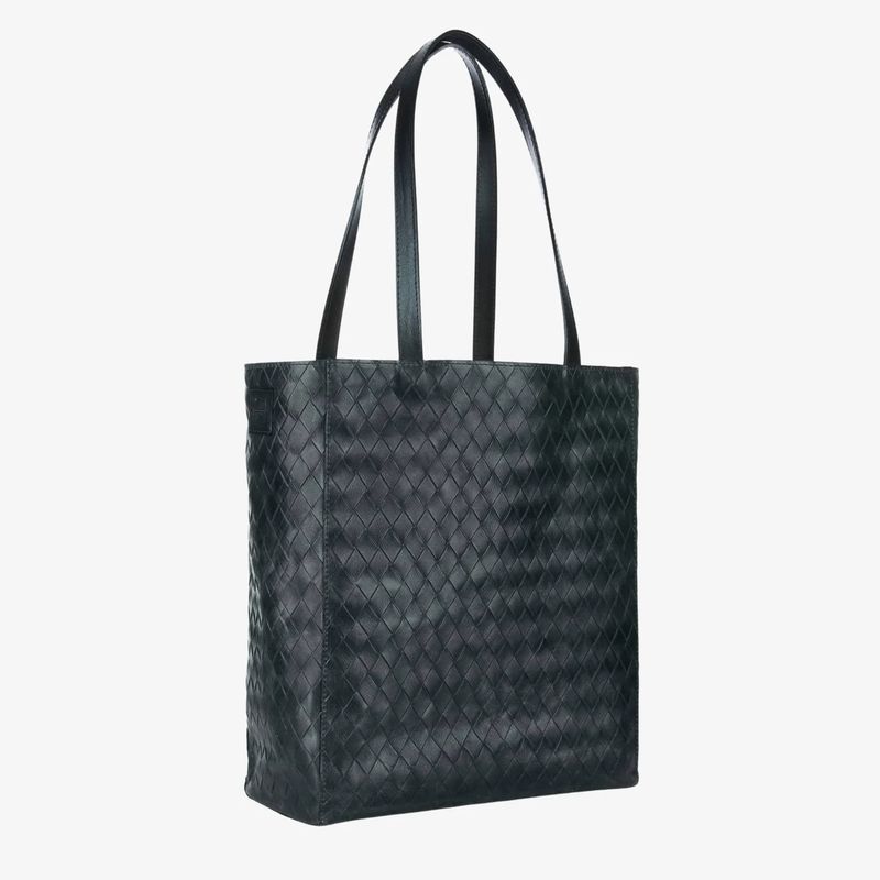 Brave Giovana Weave Tote - Brown &amp; Black
