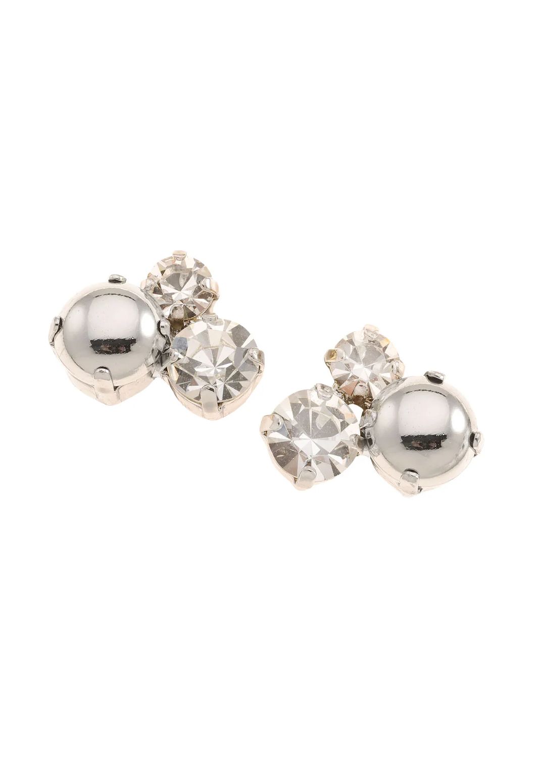 Rebekah Price Juno Cluster Earring - Gold &amp; Silver