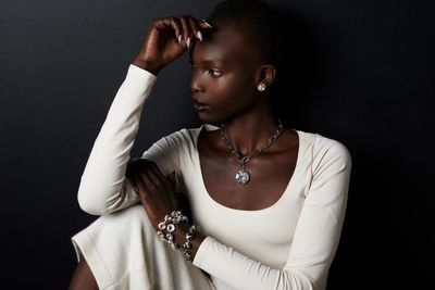 Rebekah Price Nova Large Stone Necklace