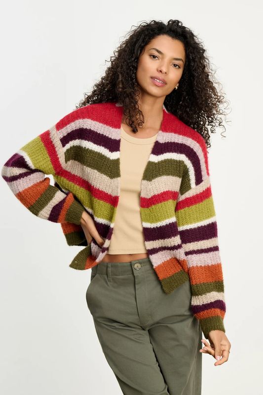 Velvet Ranya07 Stripe Alpaca Sweater