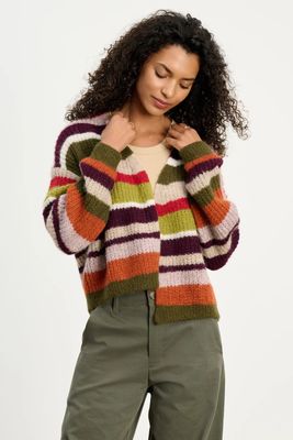 Velvet Ranya07 Stripe Alpaca Sweater