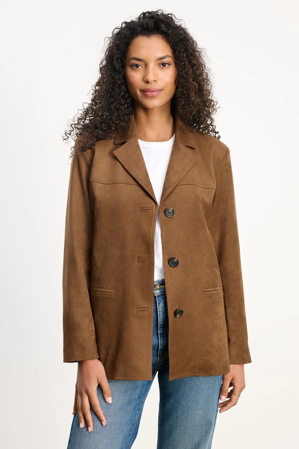 Velvet Salie Faux Suede Jacket
