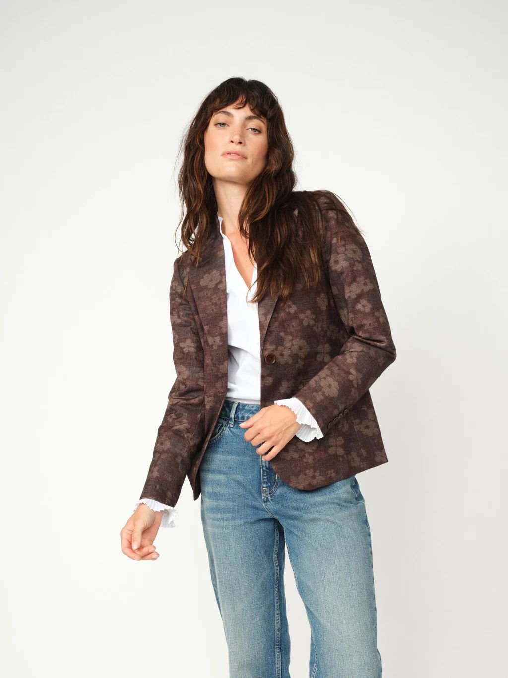 Mos Mosh Linea Finni Blazer - Fudge