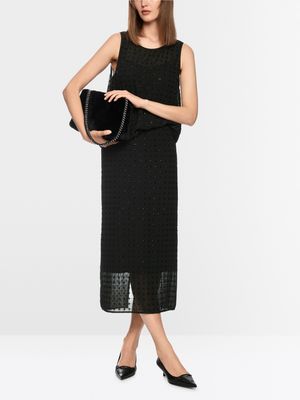 Marc Cain Black Column Skirt