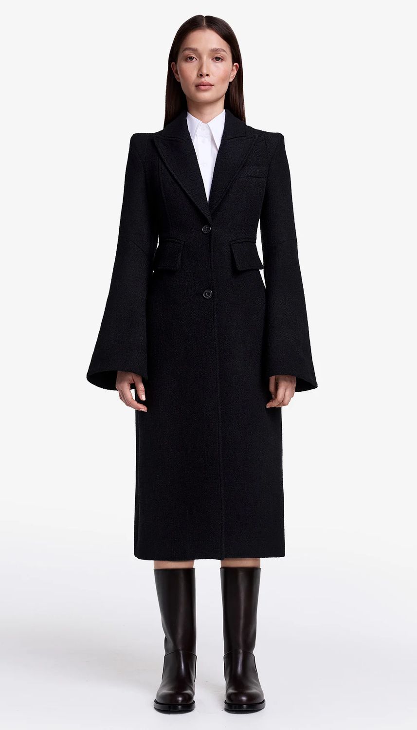 Smythe Pagoda Brando Coat - Black