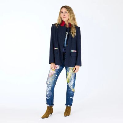 Kerri Rosenthal Workday Pinstipe Blazer - Love Brigade
