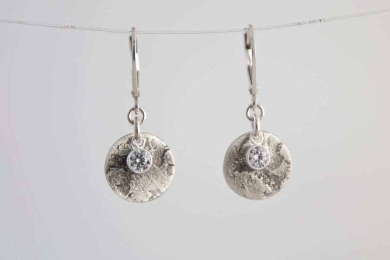 Karyn Chopik Metal Crystal Drop Earring