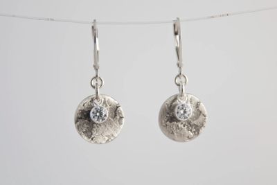 Karyn Chopik Metal Crystal Drop Earring