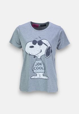 Princess Snoopy Sparkle Tee - Grey