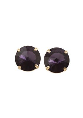 Rebekah Price Rivoli Stud - Grape/Gold