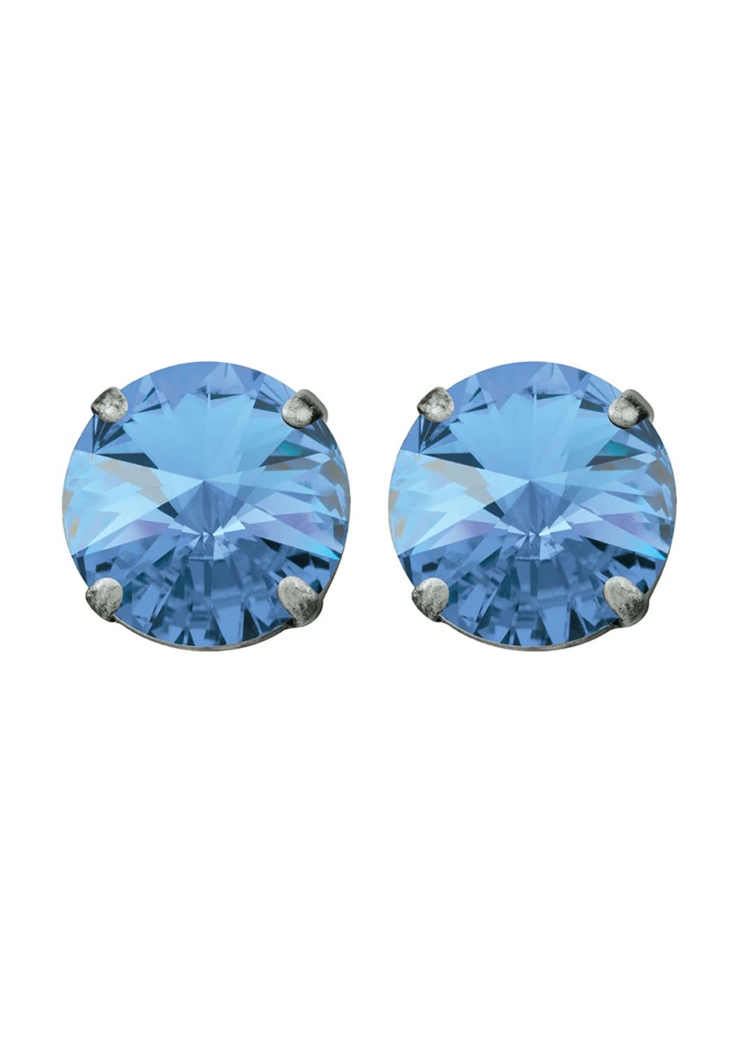 Rebekah Price Rivoli Stud - Lt.Blue/Silver