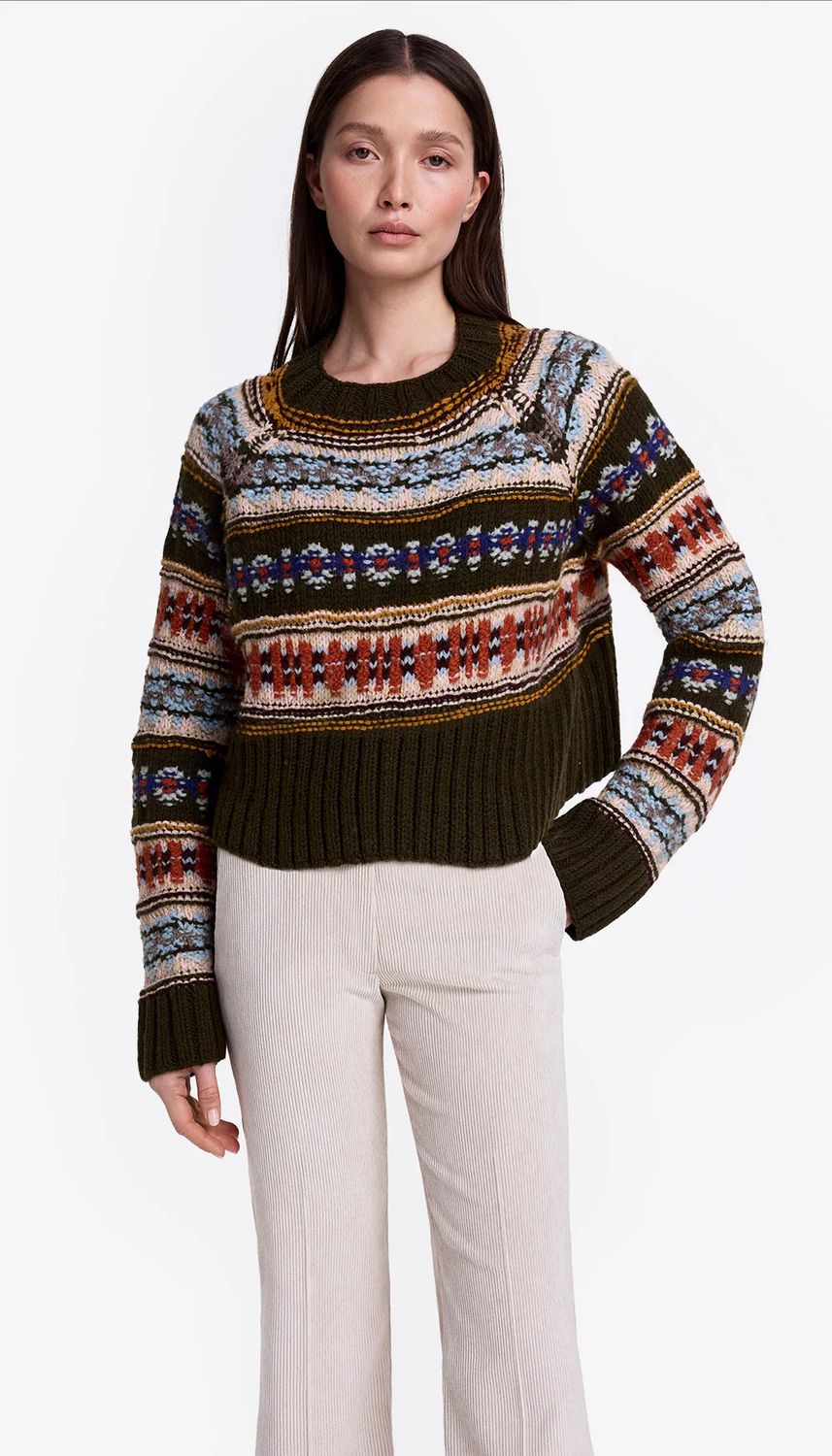 Smythe Handknit Crop Sweater