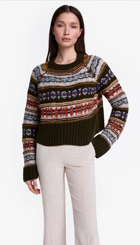 Smythe Handknit Crop Sweater