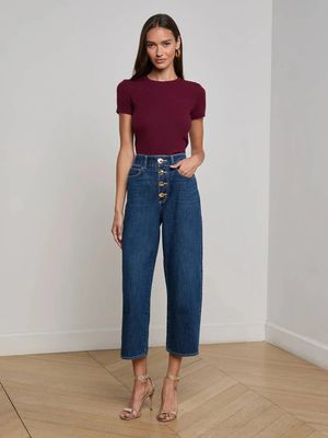 L' Agence Ressi Ribbed Tee