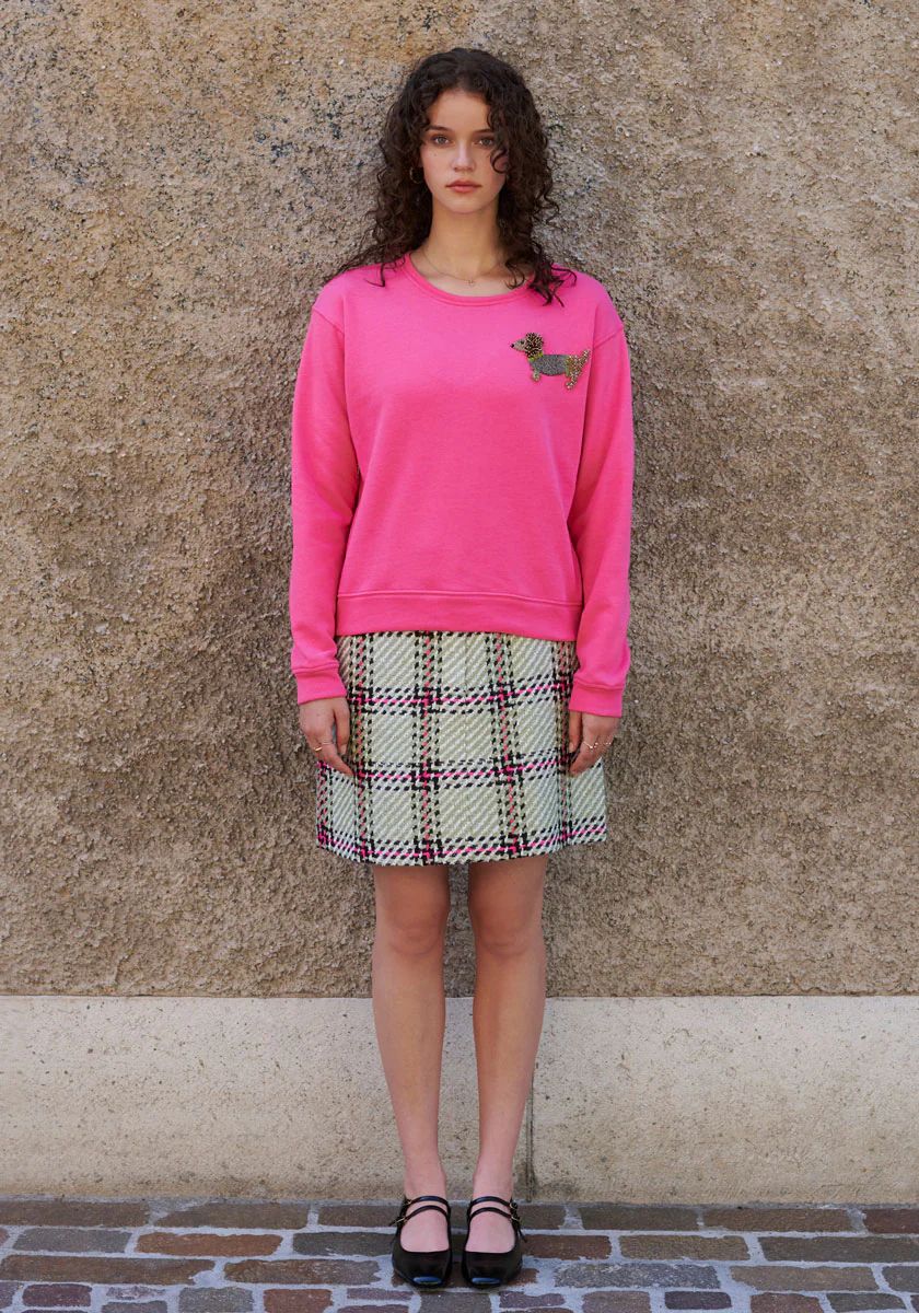 Princess Doxie Sparkle Sweatshirt - Pink