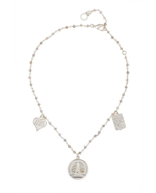 French Kande  FKP5028 Micro Labradorite and Pendants