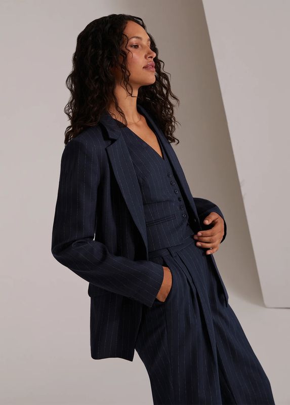 Favorite Daughter Pinstripe Favorite Blazer.