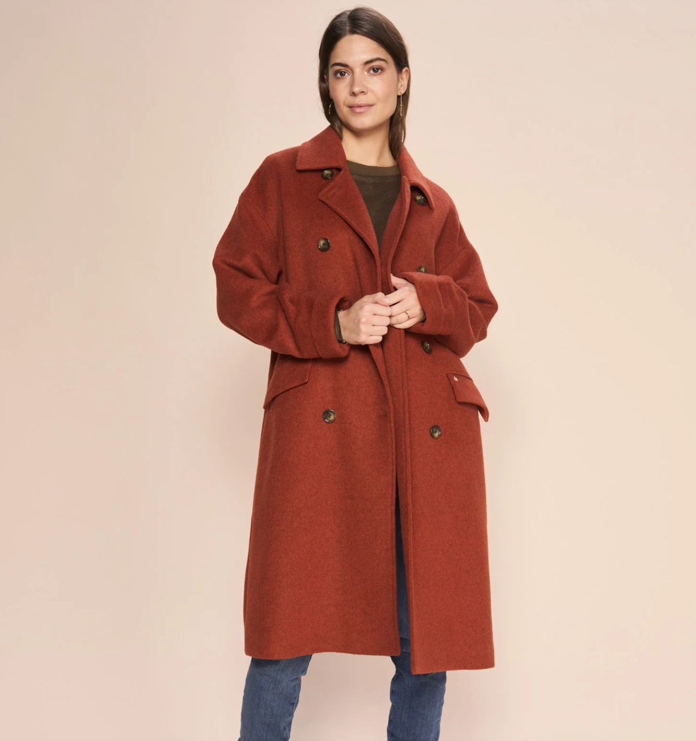 Mos Mosh Venice Wool Coat.