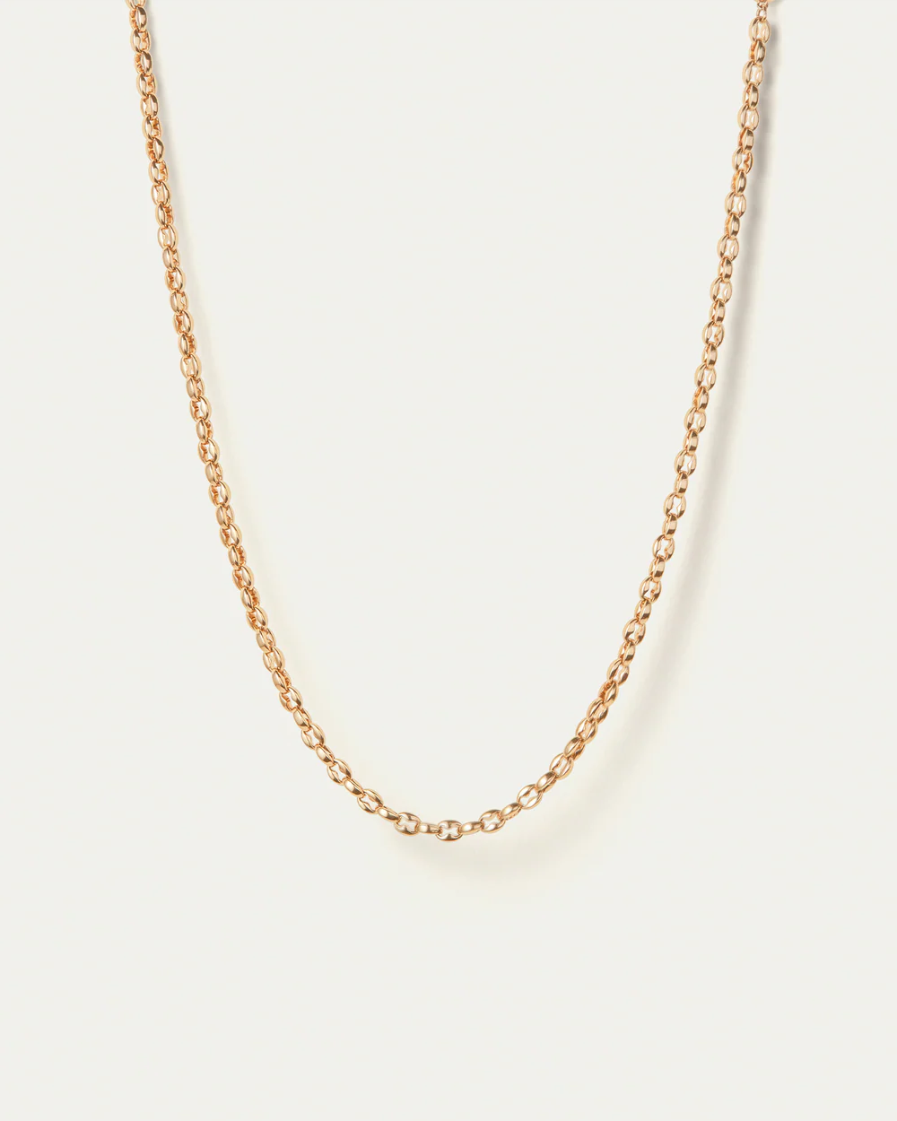 Dhani Coffee Bean Chain, Color: Gold, Size: 20"
