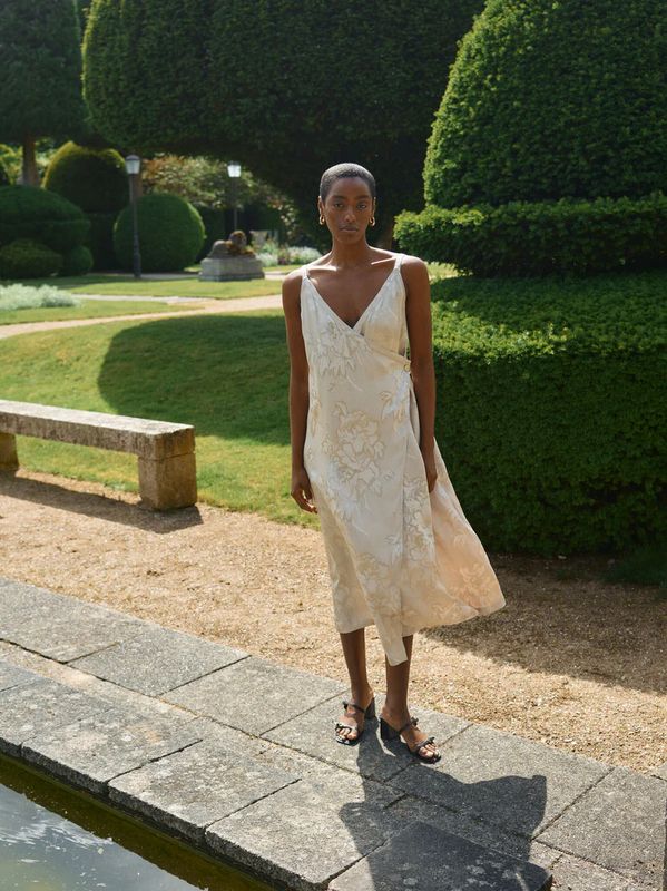 Mos Mosh Wrap Flow Dress.