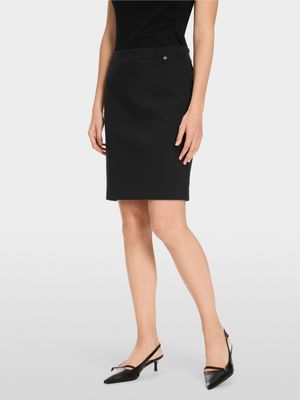 Marc Cain Scuba Skirt E71.30 J35 - Black &amp; Navy