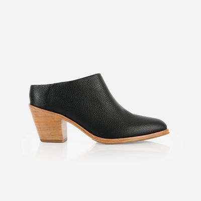 Poppy Barley Heeled Mule Bootie