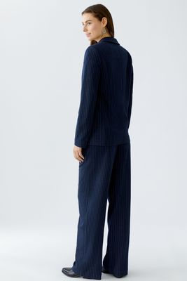 OUI Pinstripe Blazer.