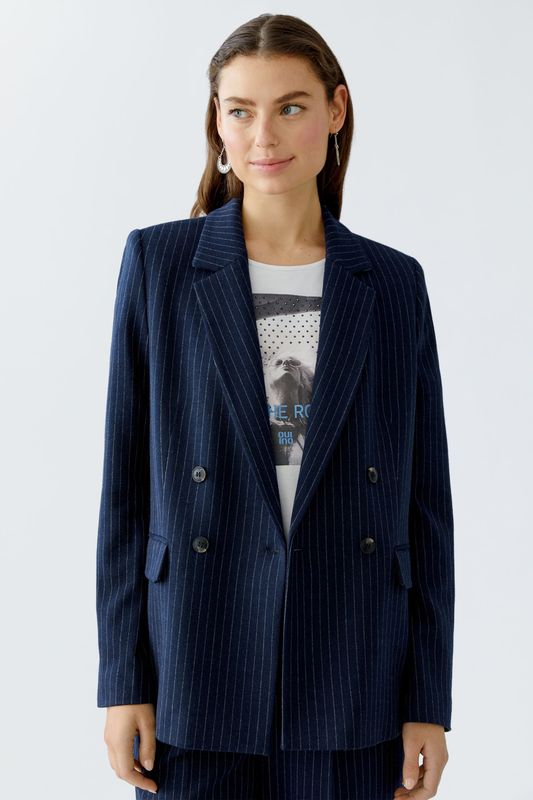OUI Pinstripe Blazer.
