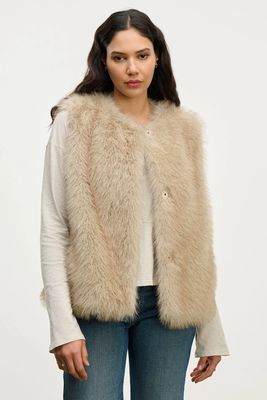 Velvet Anastasia Faux Fur Vest.