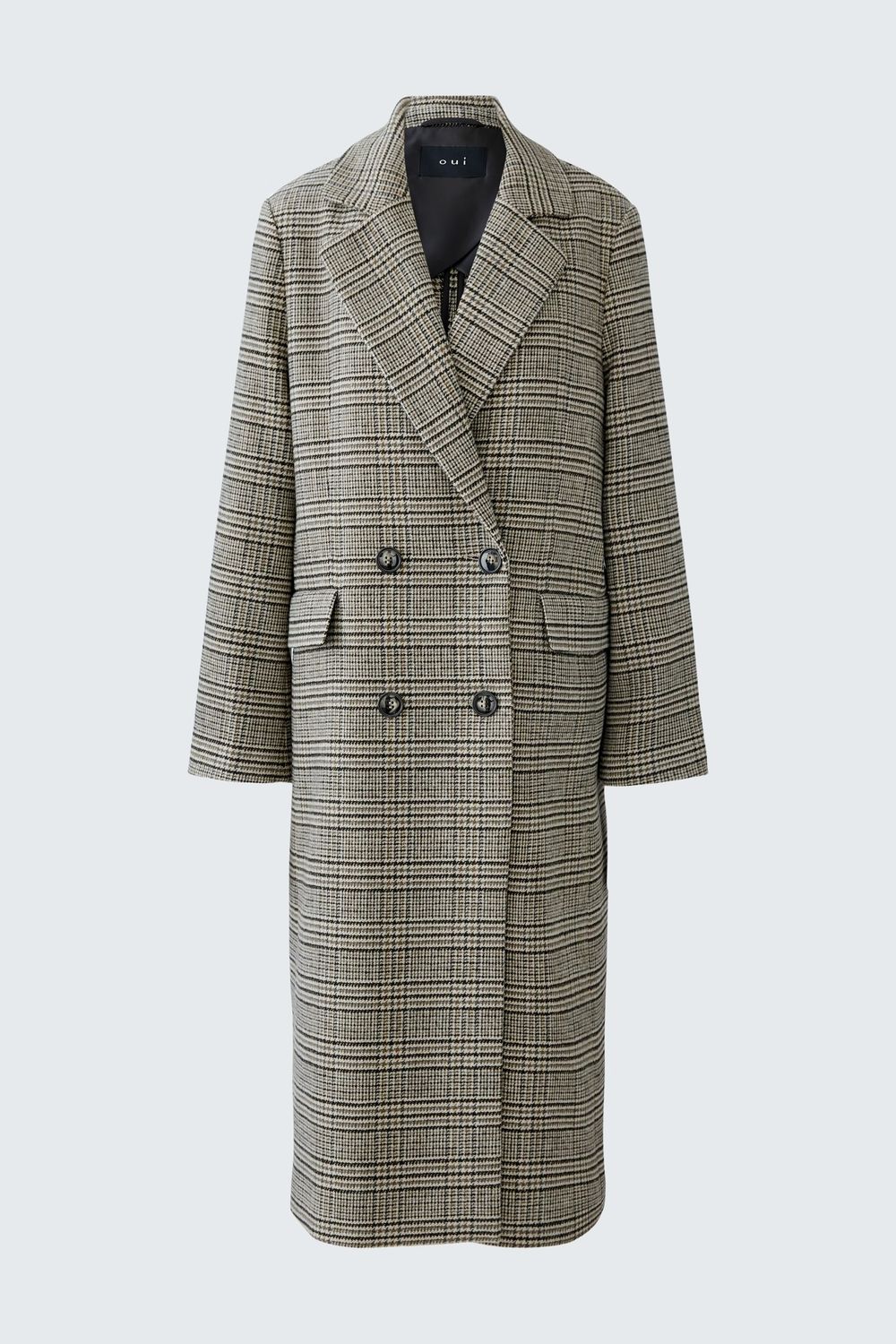 OUI Plaid Coat.