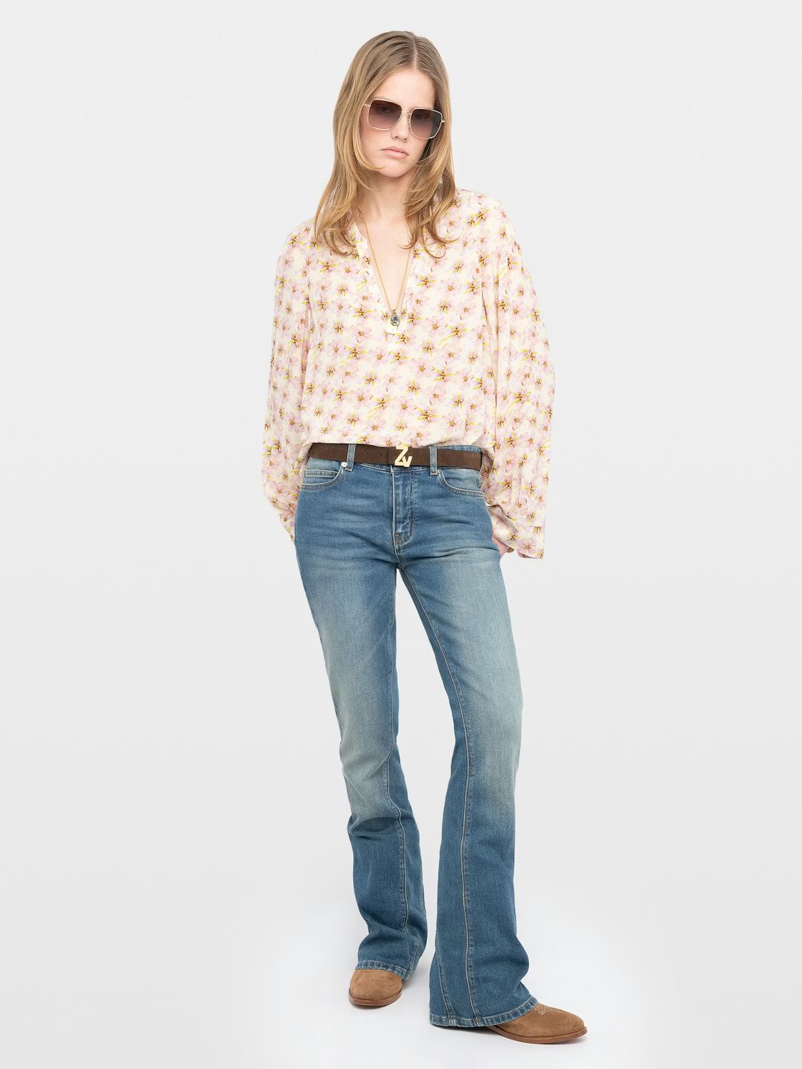 Zadig Voltaire Torny Flower Blouse