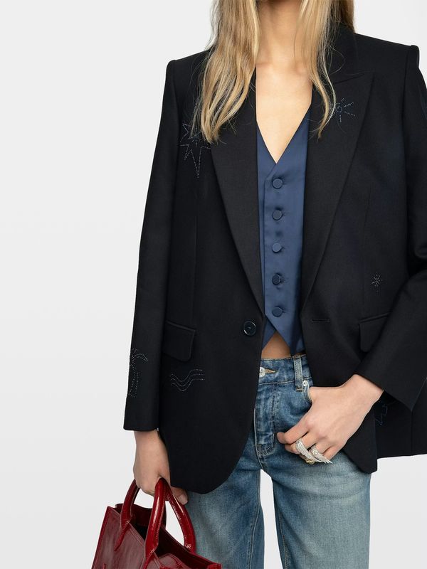 Zadig Voltaire Vival Multistrass Blazer