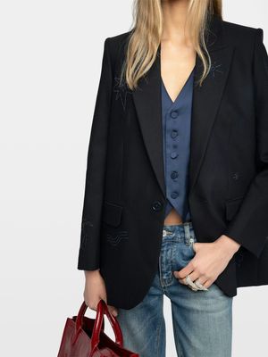 Zadig Voltaire Vival Multistrass Blazer