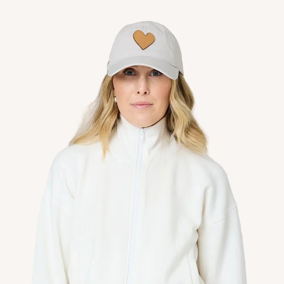 Kerri Rosenthal Leather Heart Hat