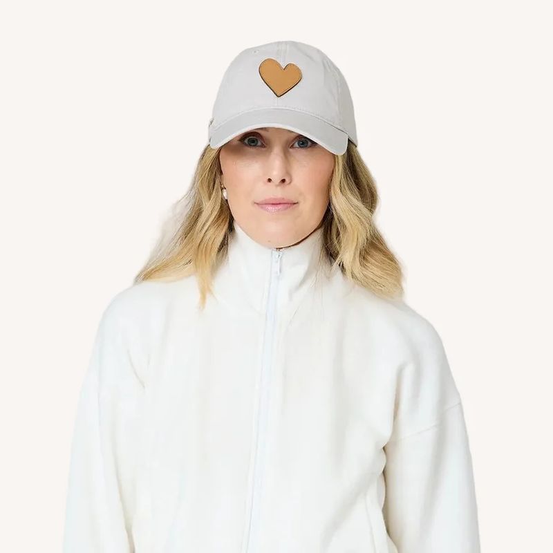 Kerri Rosenthal Leather Heart Hat