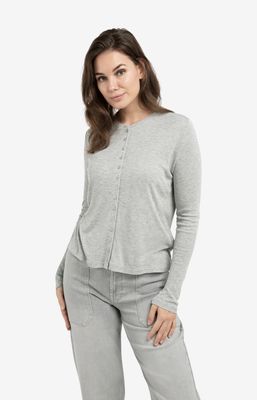 YaYa Jersey Cardigan 01019147 - Grey