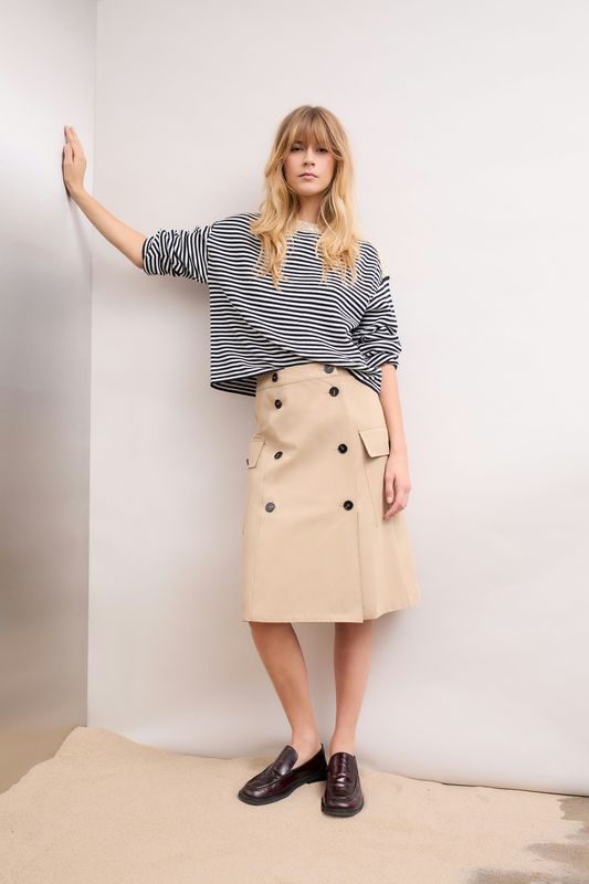 OUI Button Skirt 96650