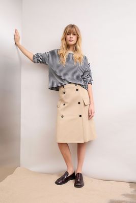 OUI Button Skirt 96650