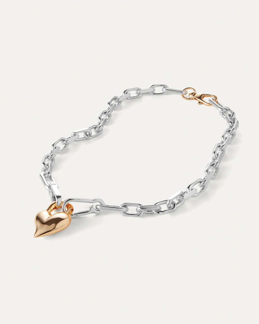 Jenny Bird Padlock Heart Pendant